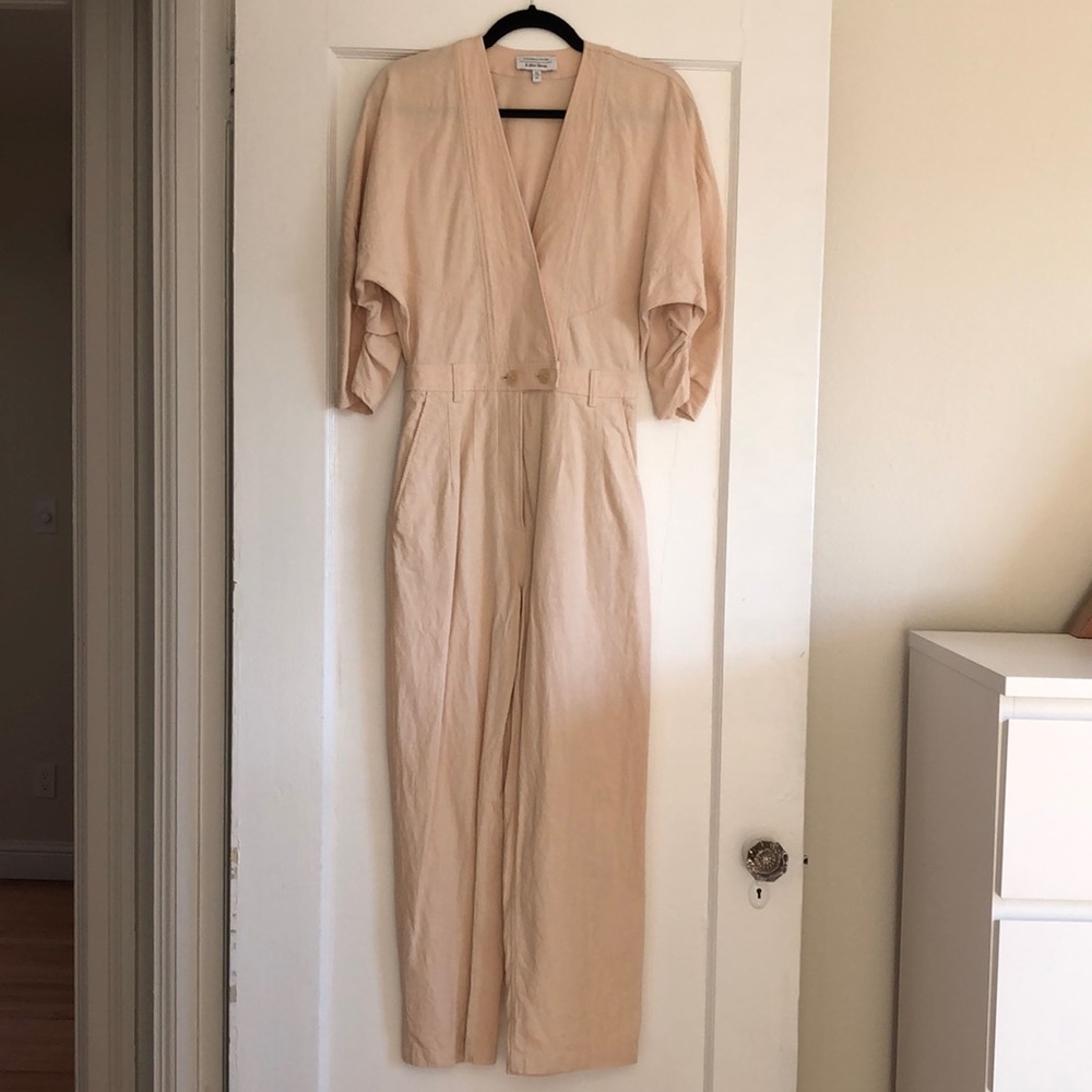 & Other Stories Asymmetrical Linen Blend Jumpsuit - Picture 6 of 7